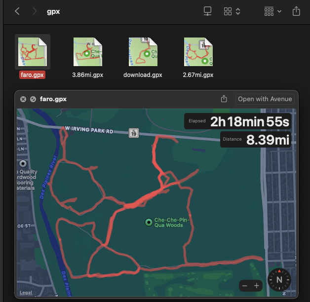 Avenue adds map preview in finder Avenue adds map preview in finder